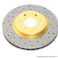 DBA 90-01 Acura Integra Rear Street Series Drilled & Slotted Rotor w/Gold Hat