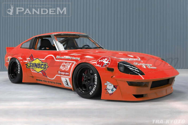 GReddy 1975-1978 Pandem Datsun 280Z (130Z) Rocket Bunny Full Widebody Aero Kit w/ Wing