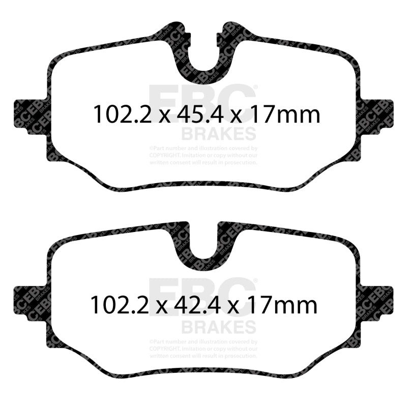 EBC 23-26 BMW X1 U11 2.0L (t) Bluestuff Rear Brake Pads