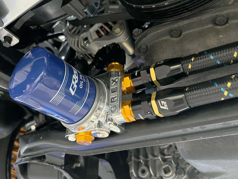 GReddy AN06 30 DEGREE HOSE END SWIVEL BLACK/GOLD ANODIZED