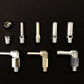 GReddy OPTIONAL 1/8BSP MALE to 3AN MALE, ALUM. FITTING
