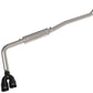 aFe Rebel Series 3in 304 Stainless Middle-Side Exit Exhaust Black Tips Toyota Hilux 15-26 L4-2.4/2.8