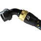 GReddy AN10 60 DEGREE HOSE END SWIVEL BLACK/GOLD ANODIZED