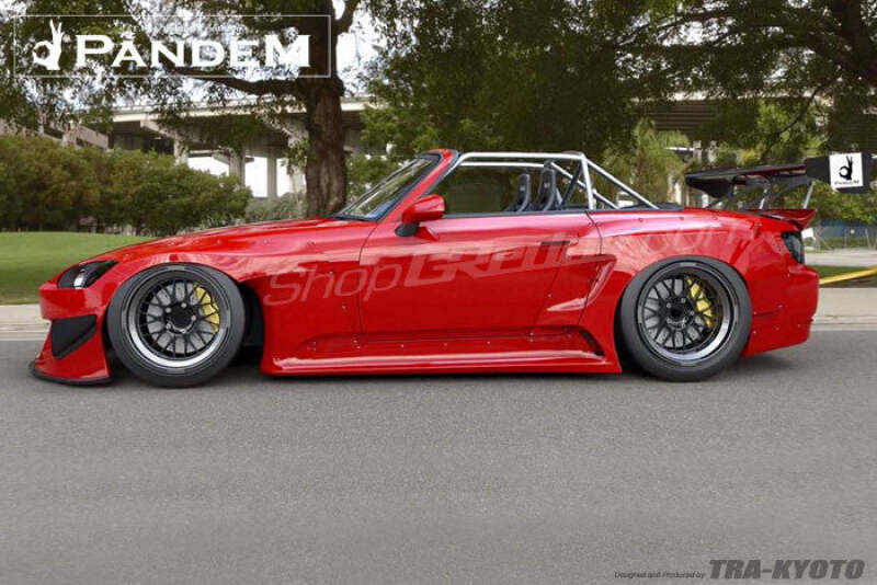 GReddy 00-09 Honda S2000 Pandem Rocket Bunny Side Skirts