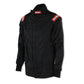 RaceQuip Black Chevron-5 Jacket SFI-5 - 3XL