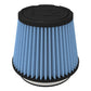 aFe POWER Universal Clamp-On Air Filter w/ D2 Dura-Dry Media - 5in F x 6.5in B x 4.75in T x 5in H