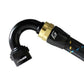 GReddy AN08 150 DEGREE HOSE END SWIVEL BLACK/GOLD ANODIZED