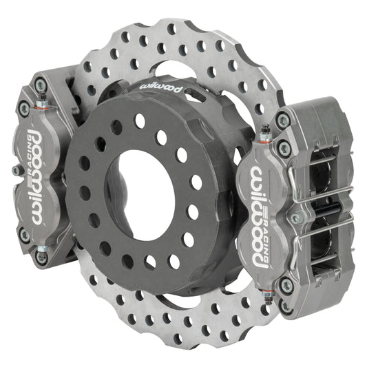 Wilwood Big Ford New Style Dynapro SA Lug Drive Dynamic Dual Rear Drag Brake Kit- 2.50 Offset