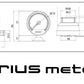 GReddy Sirius Meter - Turbo Boost 74mm Analog Display Gauge (w/Boost Sensor & Harness Set)