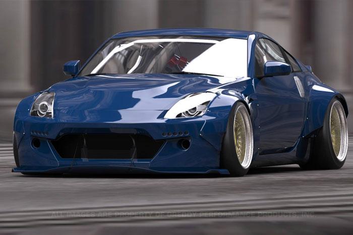 GReddy 03-08 Nissan 350Z Rocket Bunny Full Wide-Body Aero Kit