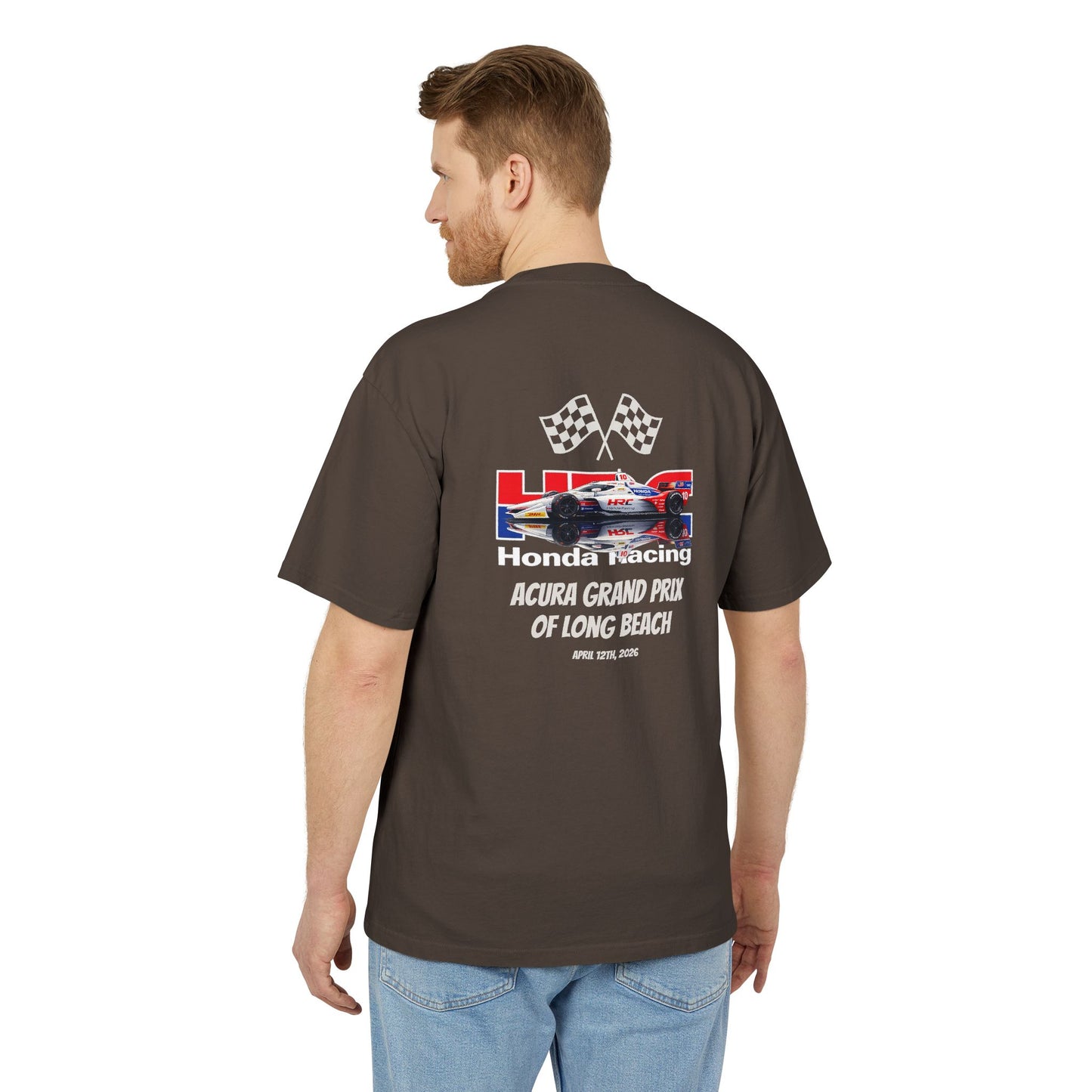 B2R Racing Tee — 'Honda Racing Acura Grand Prix of Long Beach' Vintage Car Shirt