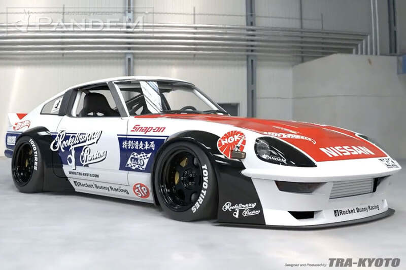 GReddy 1975-1978 Pandem Datsun 280Z (130Z) Rocket Bunny Full Widebody Aero Kit w/ Wing