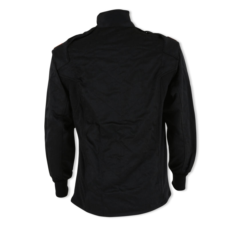 RaceQuip Black Chevron-5 Jacket SFI-5 - Large