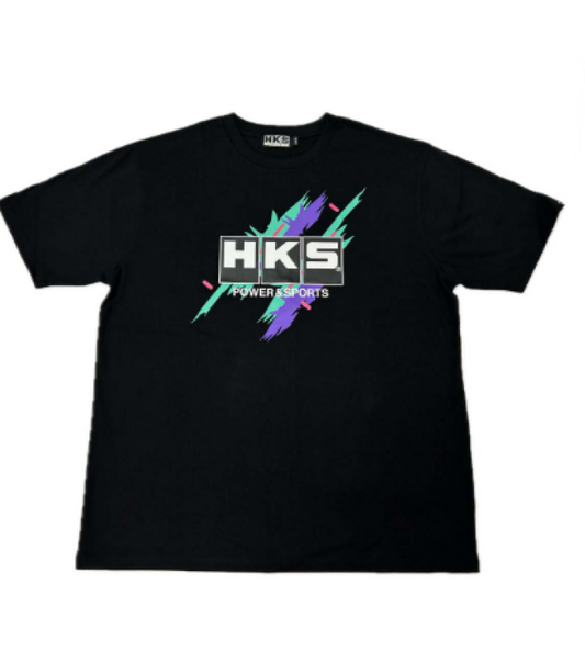 HKS T-SHIRT SUPER RACING v2 BLACK XXL