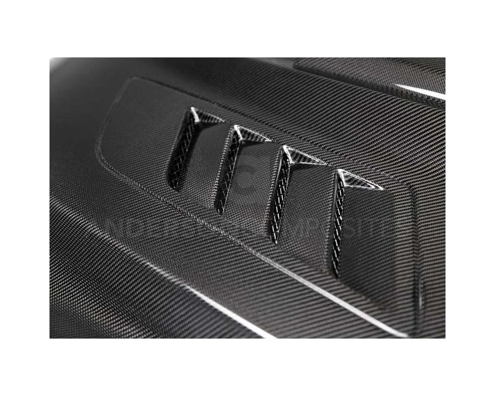 Anderson Composites Carbon Fiber Hood Ram Air Style Ford Mustang 2015-2023