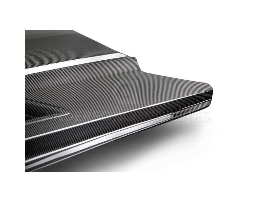 Anderson Composites Carbon Fiber Hood Ram Air Style Ford Mustang 2015-2023