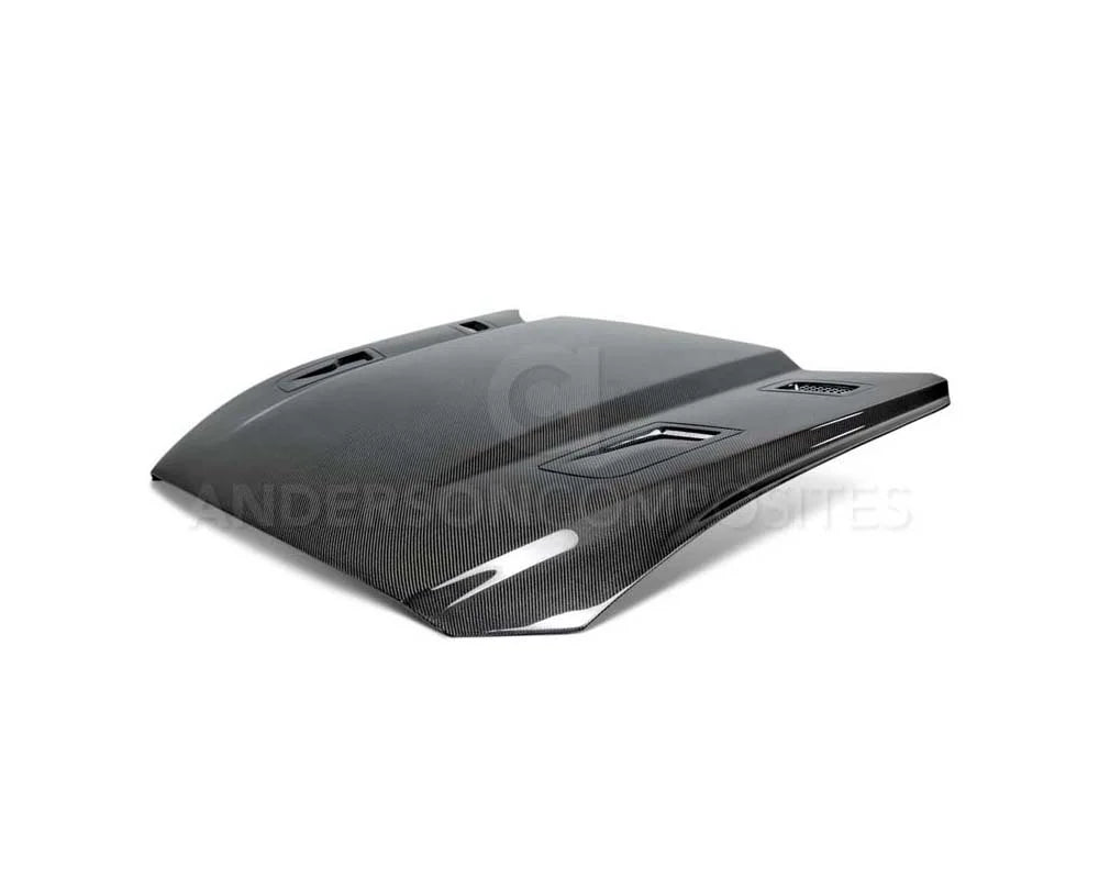 Anderson Composites Carbon Fiber Hood GTH Style Ford Mustang 2015-2023