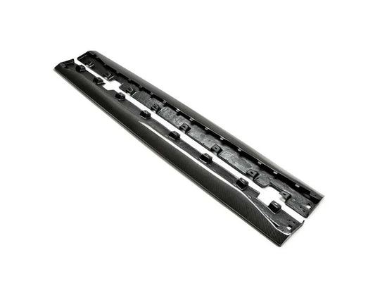 Anderson Composites Carbon Fiber Rocker Panel Splitter Type-AR Style Ford Mustang 2015-2023