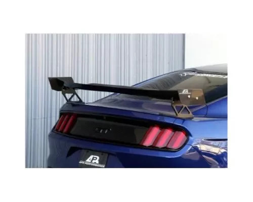APR Performance GTC-200 Adjustable Wing w/ Carbon Spoiler Center Pedestal Cover Ford Mustang S550 2018+