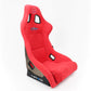 NRG FRP Ultra Edition Bucket Seat Large Red