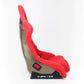 NRG FRP Ultra Edition Bucket Seat Large Red