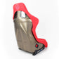 NRG FRP Ultra Edition Bucket Seat Large Red