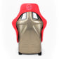 NRG FRP Ultra Edition Bucket Seat Large Red