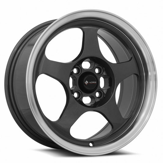 Vors SP1 15x7 4x100 35 Hyper Black Machine Lip
