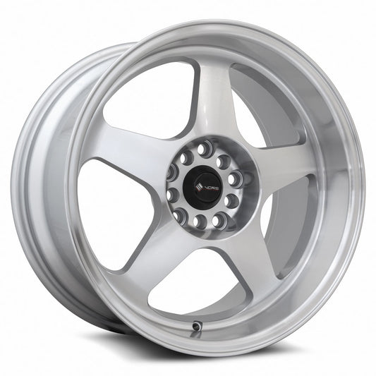Vors SP1 17x9 5x112 30 Silver Machine Face Lip