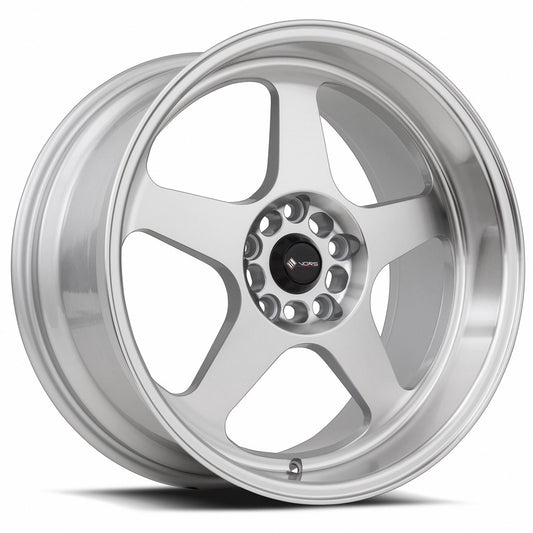 Vors SP1 18x9 5x112 35 Silver Machine Face Lip