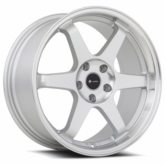 Vors TR37 18x8.5 5x120 35 Silver Machine Face Lip