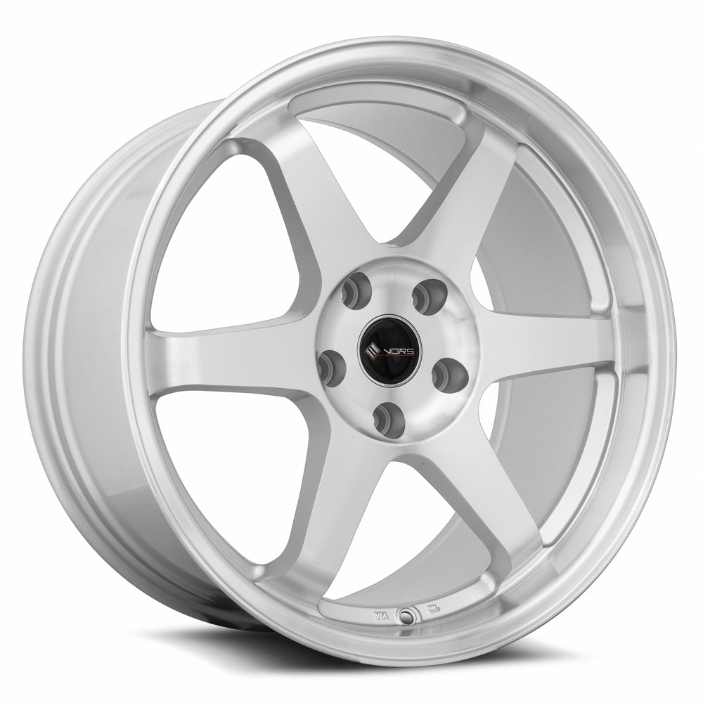 Vors TR37 19x9.5 5x112 35 Silver Machine Face Lip