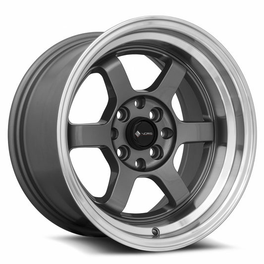 Vors TR7 15x8 4x100/4x114.3 0 Gun Metal Graphite Machine Lip