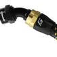 GReddy AN12 45 DEGREE HOSE END SWIVEL BLACK/GOLD ANODIZED