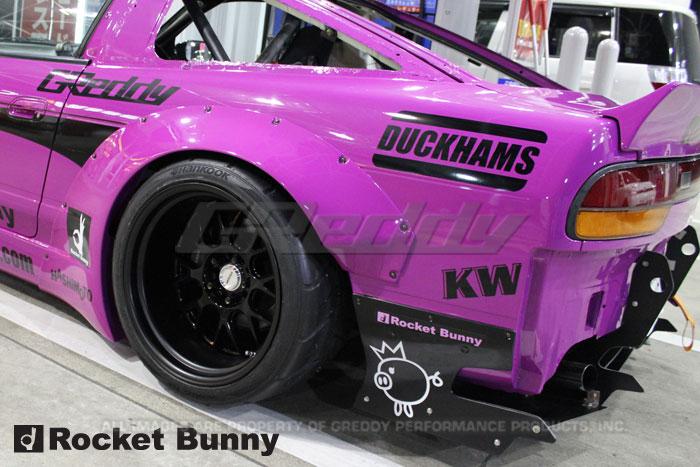 GReddy 89-93 Nissan 240SX Full Rocket Bunny 180/240SX Wide Body Aero Kit w/ Wing