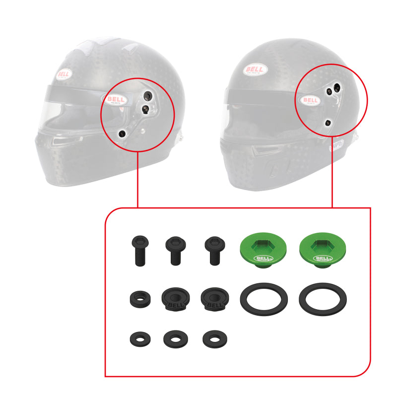 Bell SV (SE07/SE077/SE06) Pivot Kit - Pink