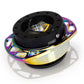 NRG Quick Release Kit Gen 257 - Black Body / Neochrome Cutout Ring