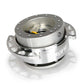 NRG Quick Release Kit - Silver Body/ Shinny Chrome Heart Cutout Ring