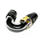 GReddy AN08 180 DEGREE HOSE END SWIVEL BLACK/GOLD ANODIZED