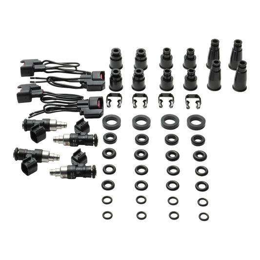 DeatschWerks Universal 4 Cylinder Import Injector Kit - Set of Four 550cc Injectors