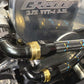 GReddy AN16 Reusable Hose Nylon Braided, Black/Gold/Blue