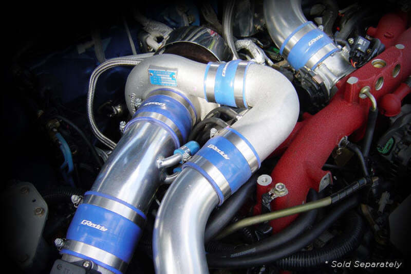 GReddy 50mm x 70mm Silicone Straight Hose - Blue