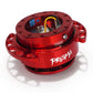 NRG Quick Release Kit - Red Body/ Red Heart Cutout Ring