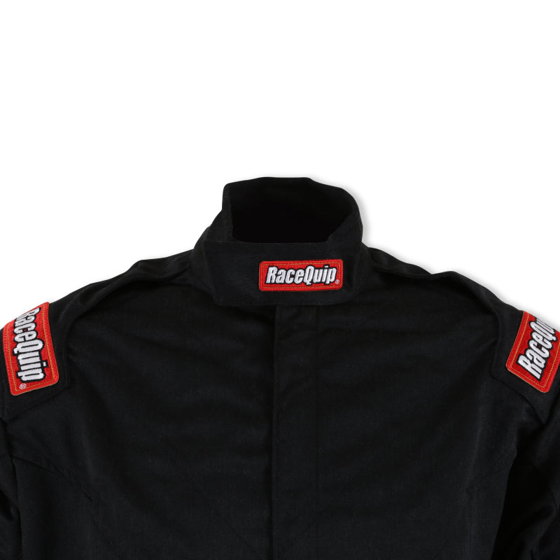 RaceQuip Black Chevron-5 Jacket SFI-5 - 3XL