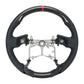 NRG 12-23 Toyota Tacoma OEM Plus Carbon Fiber Steering Wheel w/ Black Stitch & Red Center Mark