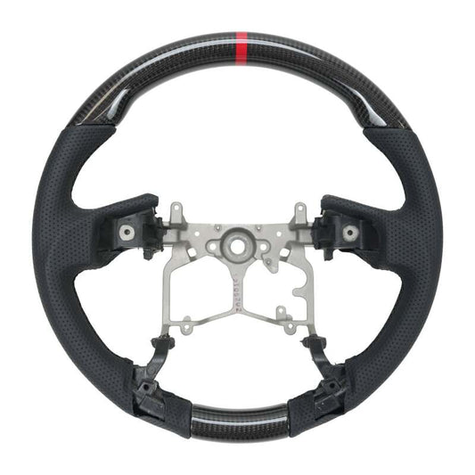 NRG 12-23 Toyota Tacoma OEM Plus Carbon Fiber Steering Wheel w/ Black Stitch & Red Center Mark