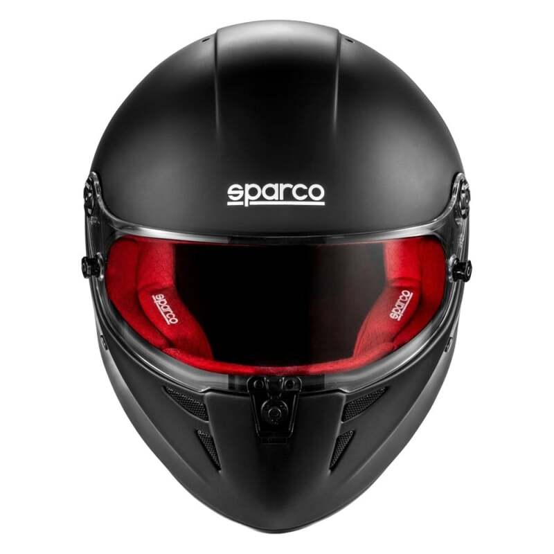 SPARCO Stealth RF Helmet - Small - Matte Black/Red