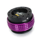 NRG Quick Release Kit - Pyramid Edition - Black Body / Purple Pyramid Ring