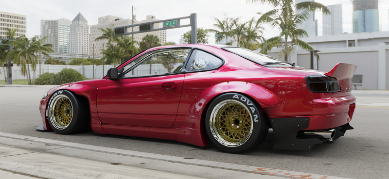 GReddy 1999-2002 Nissan Silvia Full Rocket Bunny S15 Pandem Aero Kit
