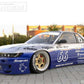 GReddy 89-94 Nissan 240SX Coupe w/ Silvia Headlights Pandem S13 Full Wide-Body Aero Kit w/o GT Wing